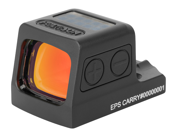 Holosun EPS Carry 1x 2 MOA Gold Dot/32 MOA Circle Enclosed Pistol Red Dot Sight - Black Anodized