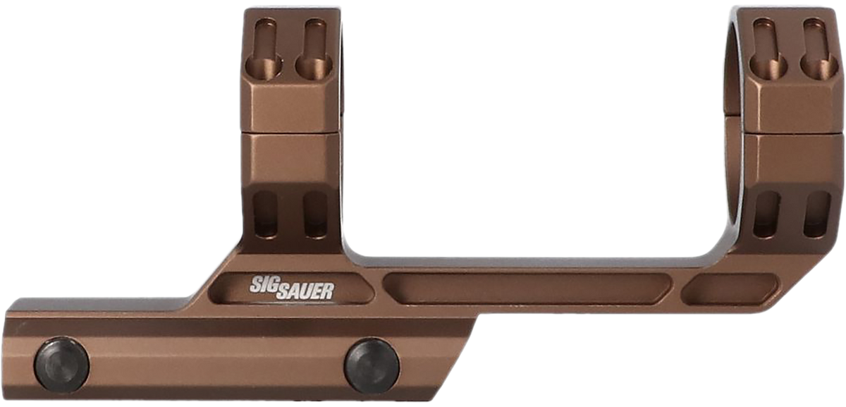 Sig Sauer Electro-Optics Alpha MSR 30mm Scope Mount/Ring Combo Coyote Brown Aluminum - Picatinny