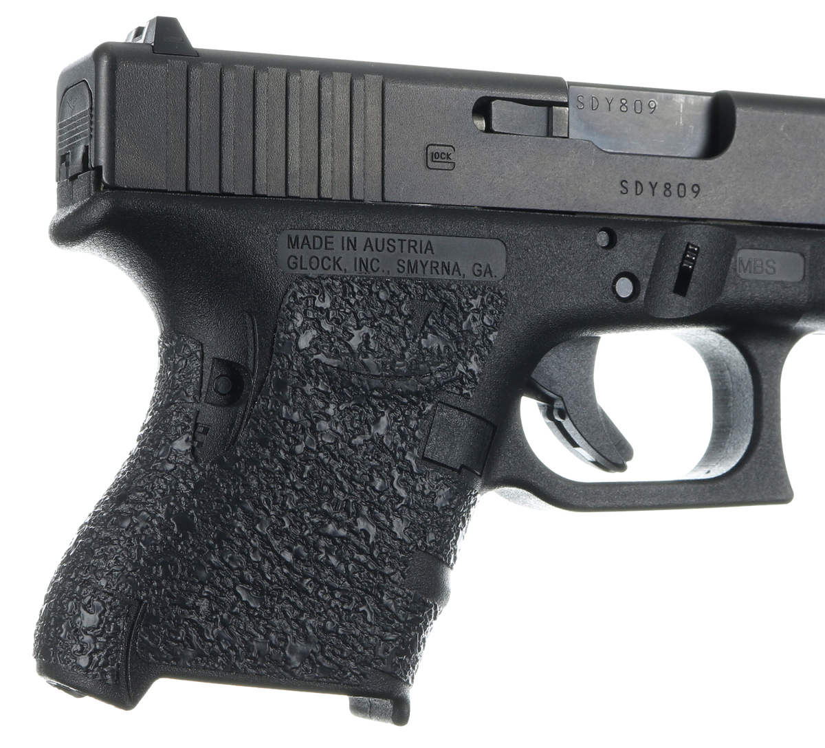 Talon Grips 116R Adhesive Rubber Grip for Glock 26/27/28/33/39 Gen4 - No Backstrap