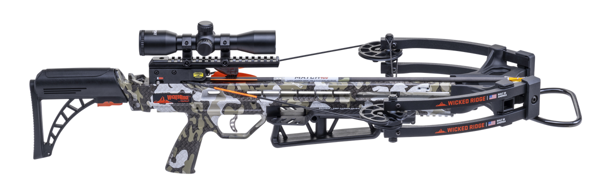 TenPoint Wicked Ridge Warrior 400 Crossbow w/ Pro-View 400 Scope 400 FPS 190 lb Draw Peak XT