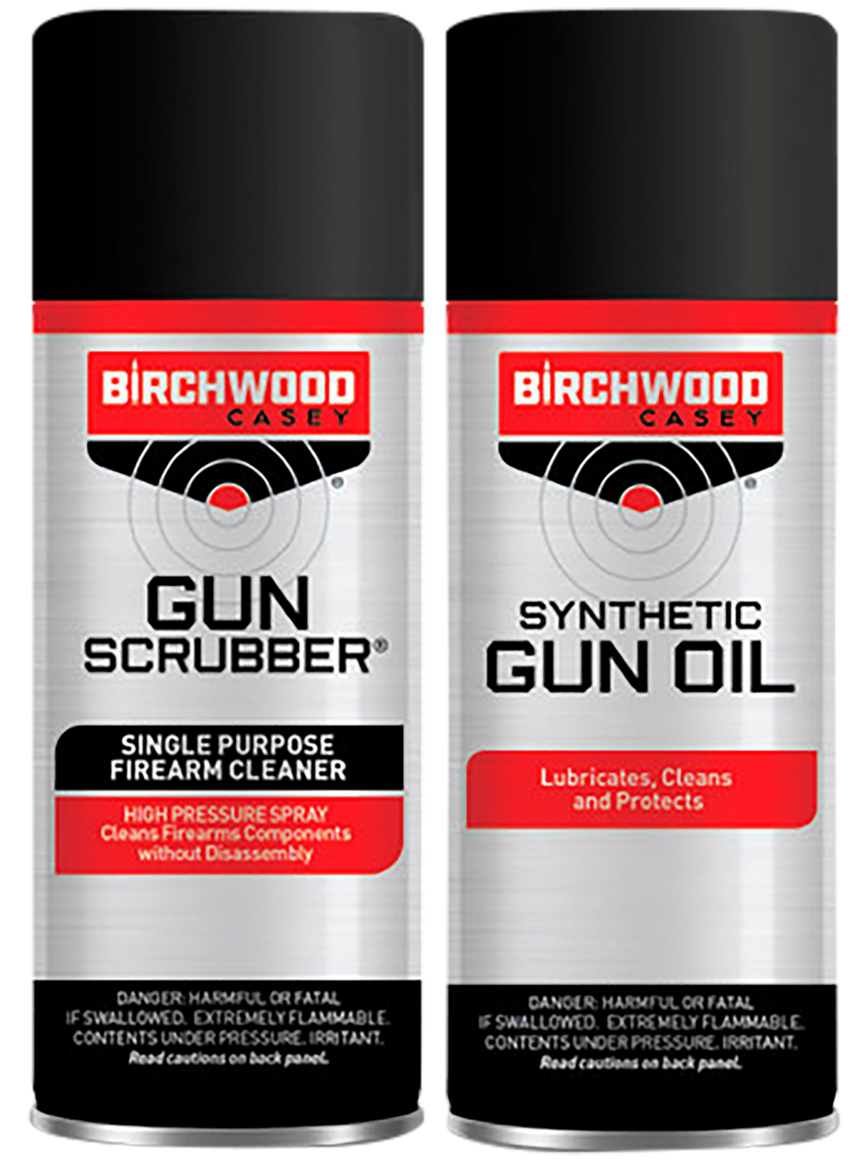 Birchwood Casey Gun Scrubber & Synthetic Gun Oil Combo 1.25 oz Aerosol 2 Pack