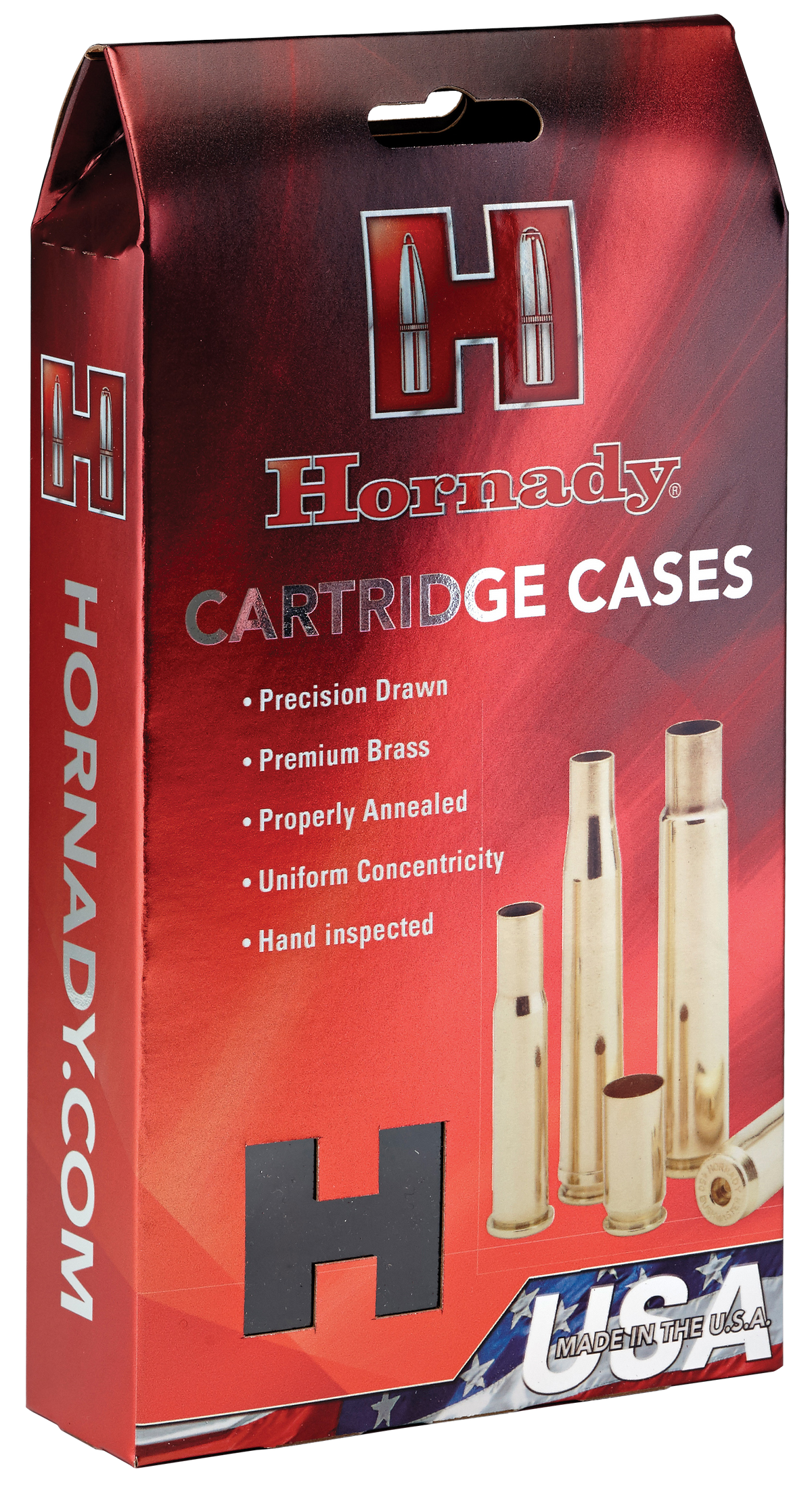 Hornady 8605 .223 Rem Unprimed Brass Cases - 50/Box