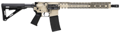 Black Rain Ordnance Spec 15+ We The People 5.56x45mm NATO 16" 30+1 Semi-Auto AR-15 Rifle - Light Sand Battleworn