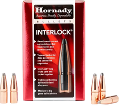 Hornady InterLock 30 Cal .308 150 gr BTSP Bullets - 100 Per Box