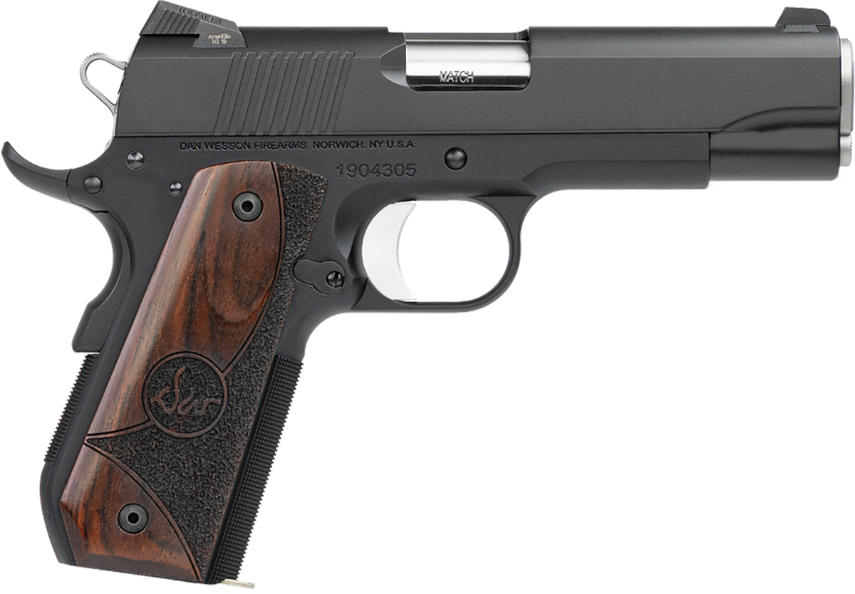 Dan Wesson Guardian 38 Super 4.25" 9+1 SAO Pistol - Black Duty