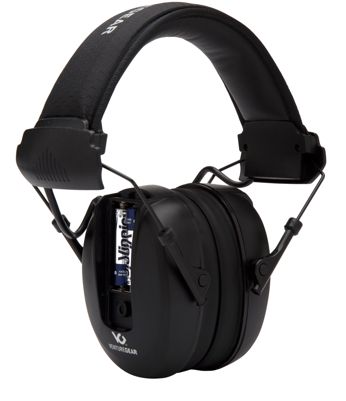 Pyramex Venture Gear Clandestine Electronic Muff 24 dB NRR Over the Head Black
