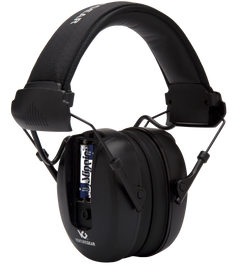 Pyramex Venture Gear Clandestine Electronic Muff 24 dB NRR Over the Head Black