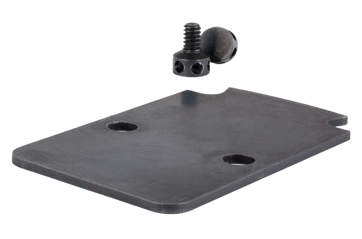 Trijicon RMRcc Mount Plate for Zev/AOS Pistol Slides - Matte Stainless Steel