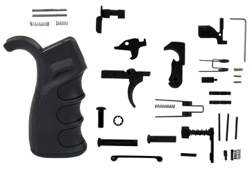 TacFire LPK02USAB Lower Parts Kit AR-15 Black PGAR-B Grip