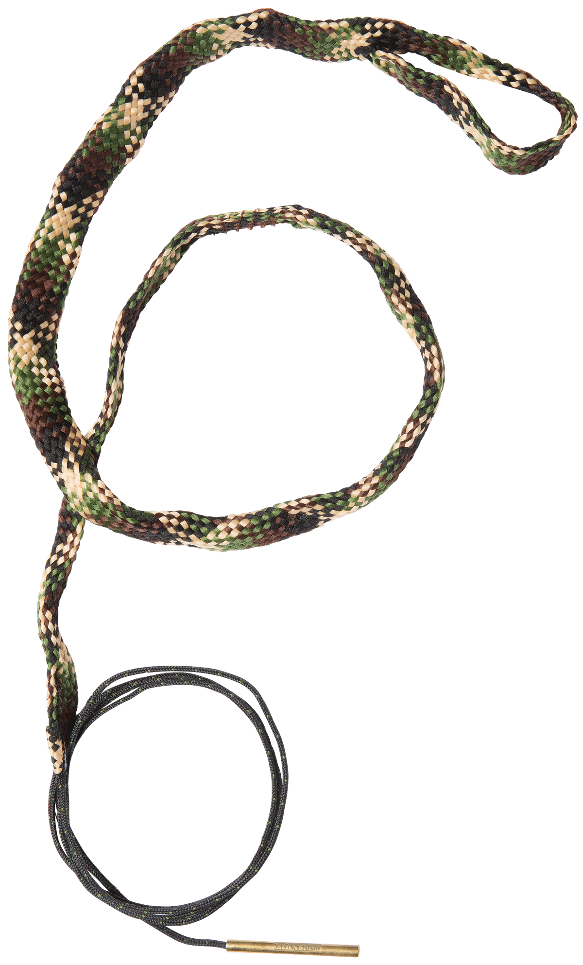 Hoppes BoreSnake Den .204 Cal Rifle Bore Cleaner Rope - Bronze Bristle