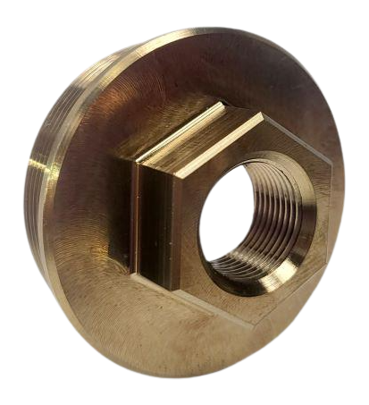 Fletcher Rifle Works ST-174-TA 1/2x28 HUB Direct Thread Adapter - Stainless Steel