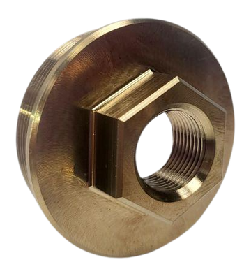 Fletcher Rifle Works ST-174-TA 1/2x28 HUB Direct Thread Adapter - Stainless Steel