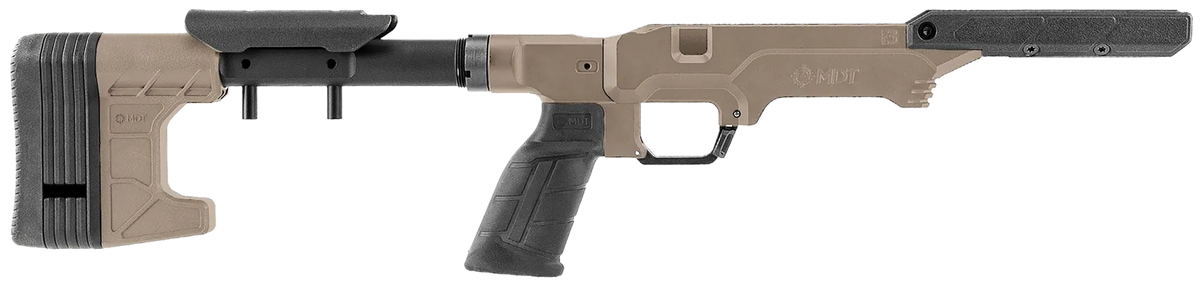 MDT Sporting Goods LSS Gen3 The Worker Chassis Flat Dark Earth - Fits Remington 700 Short Action