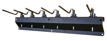 Berry's Gun Safe Pistol Rack 6-Pistol Black