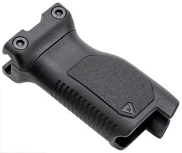 Strike Industries Angled Vertical Grip Long Black Polymer w/ Cable Management for Picatinny Rail