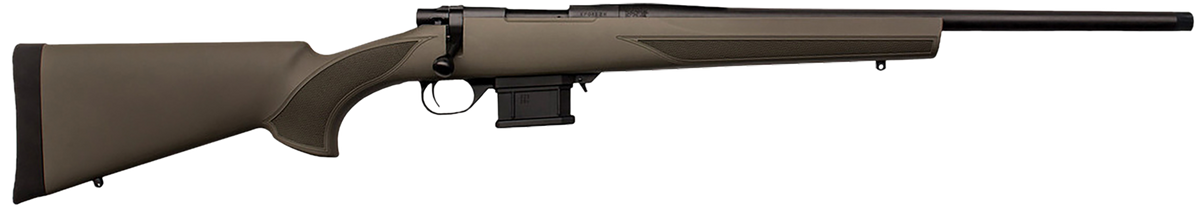 Howa M1500 Mini Action 6mm ARC 22" 5+1 Bolt Action Rifle - Green Synthetic Stock