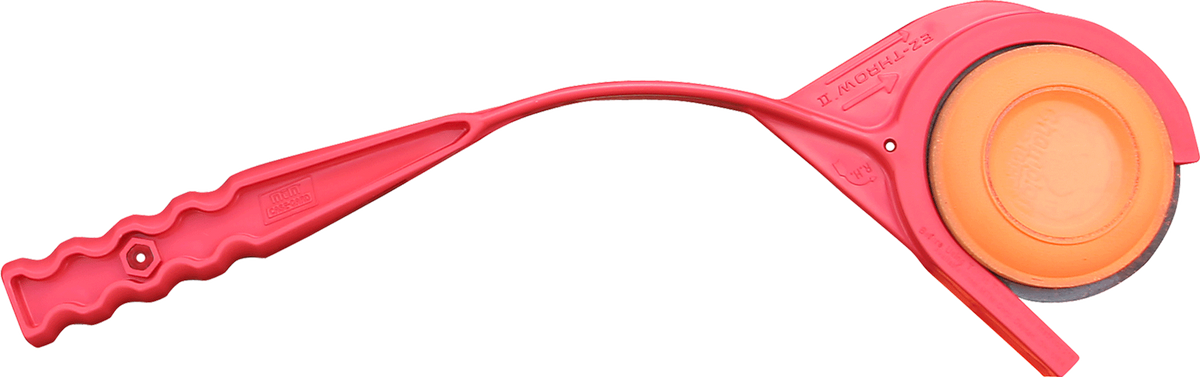MTM Case-Gard EZ Throw II 19" Single Ambidextrous Manual Clay Target Thrower - Red
