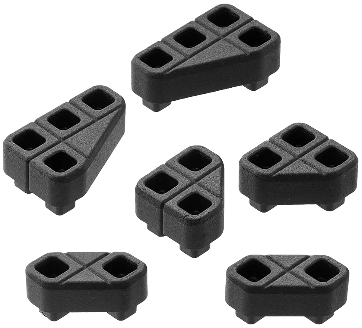 Magpul Industries DAKA Angled Block Kit Black Polypropylene - Fits DAKA GRID Organizer & Hard Cases