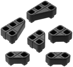 Magpul Industries DAKA Angled Block Kit Black Polypropylene - Fits DAKA GRID Organizer & Hard Cases