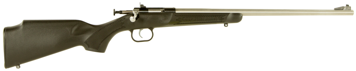 Crickett KSA2245 Youth 22 LR 16.12" 1-Rd Bolt Action Rifle - Black Synthetic Stock