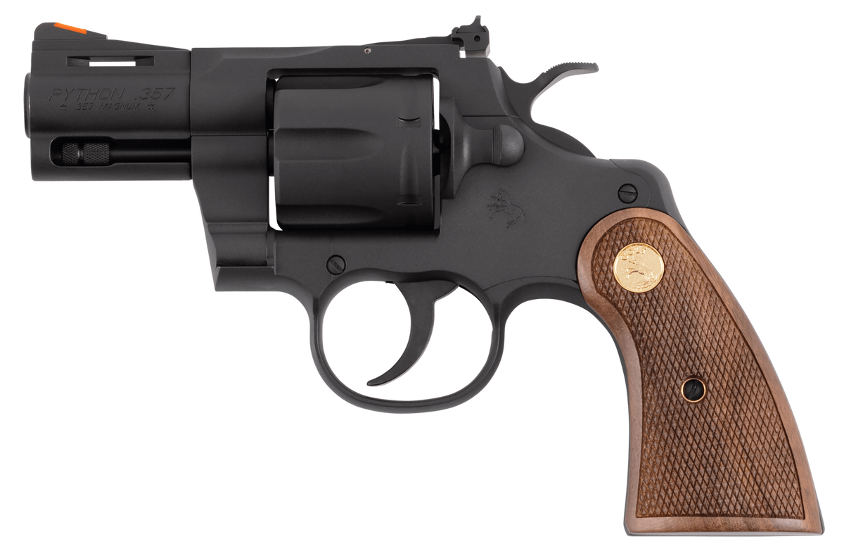 Colt Mfg Python 357 Mag/38 Special 2.5" 6-Shot DA/SA Revolver - Matte Blued