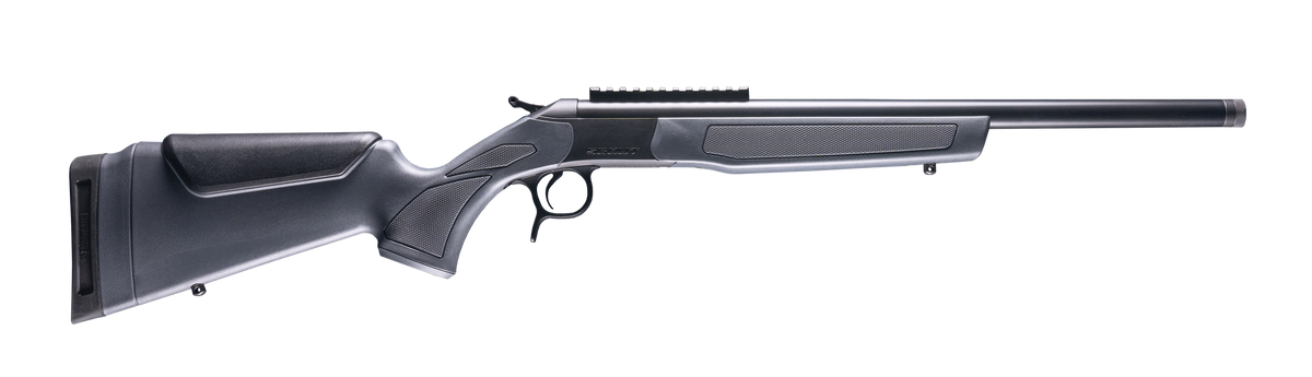 CVA Scout 22 ARC 16.5" 1-Rd Single-Shot Rifle - Matte Blued/Stealth Gray