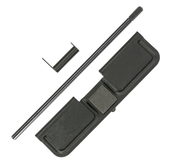 White Label Armory WLA-UPR-2004-01 AR-15 Knurled Dust Cover Kit - Black