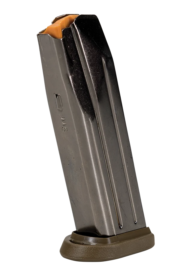 FN FNS Compact 9mm Luger 17-Rd Black/FDE Steel Pistol Magazine