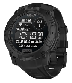 Garmin Instinct 3 Solar Tactical Edition 50mm GPS Smartwatch - Black