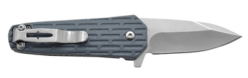 Camillus Wedge 2.25" Folding Spear Point 420 Stainless Steel Carbonitride Titanium Plain Edge Knife - Blue GFN Handle