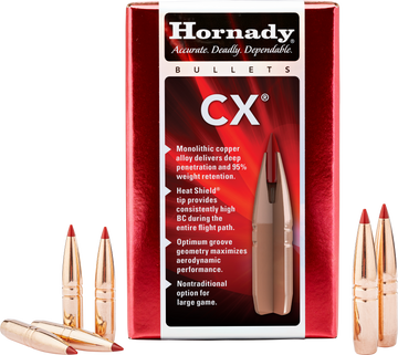 Hornady CX .264 6.5mm 90gr Monolithic Copper Reloading Bullets - 50/Box