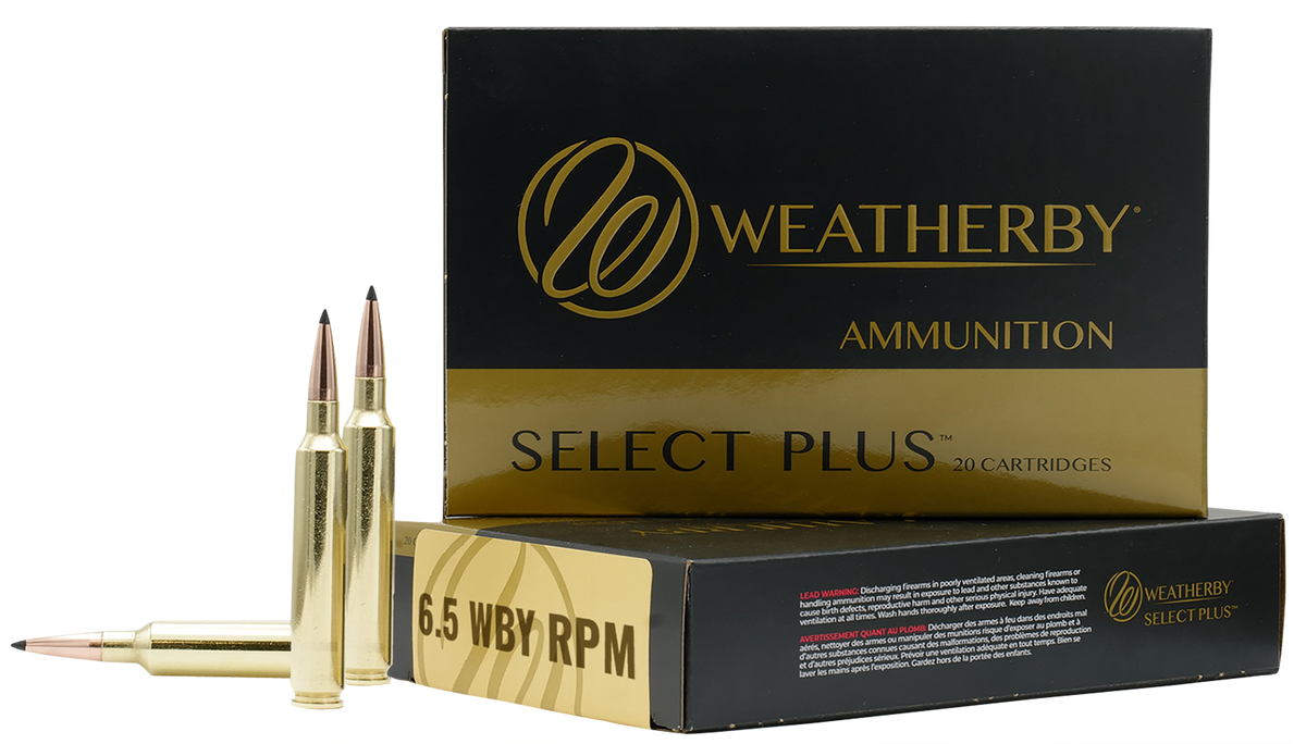 Weatherby Select Plus 6.5 WBY RPM 127gr Barnes LRX Lead Free 20rd - Box or Case
