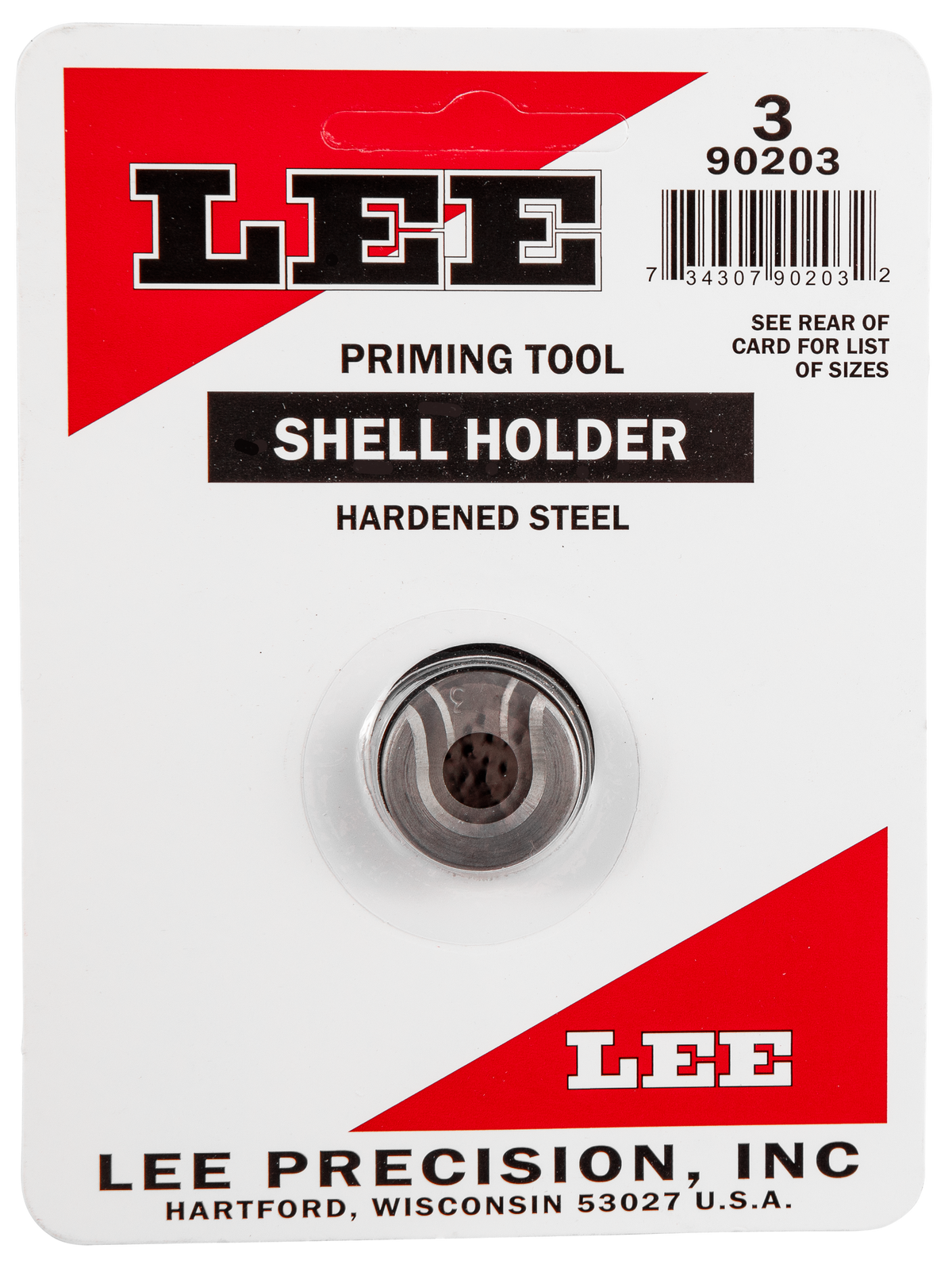 Lee 90203 Shell Holder AP Only #3 - 7-30 Waters / 30-30 Win / 375 Win