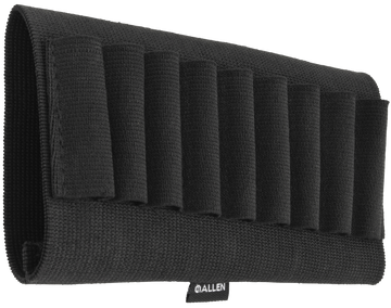 Allen 206 Rifle Cartridge Holder 9-Round Black Elastic Buttstock Mount