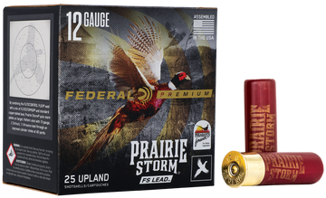 Federal Premium Prairie Storm FS 12 Gauge 3" 1 5/8 oz #4 Shot 25 Rd - Box or Case