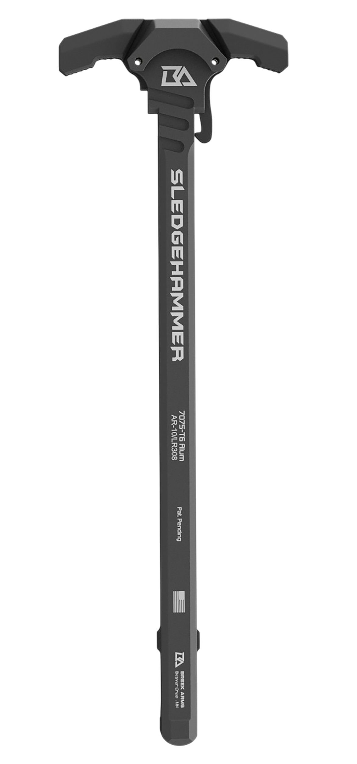 Breek Arms Sledgehammer AR-10/LR-308 Ambidextrous Charging Handle - Black