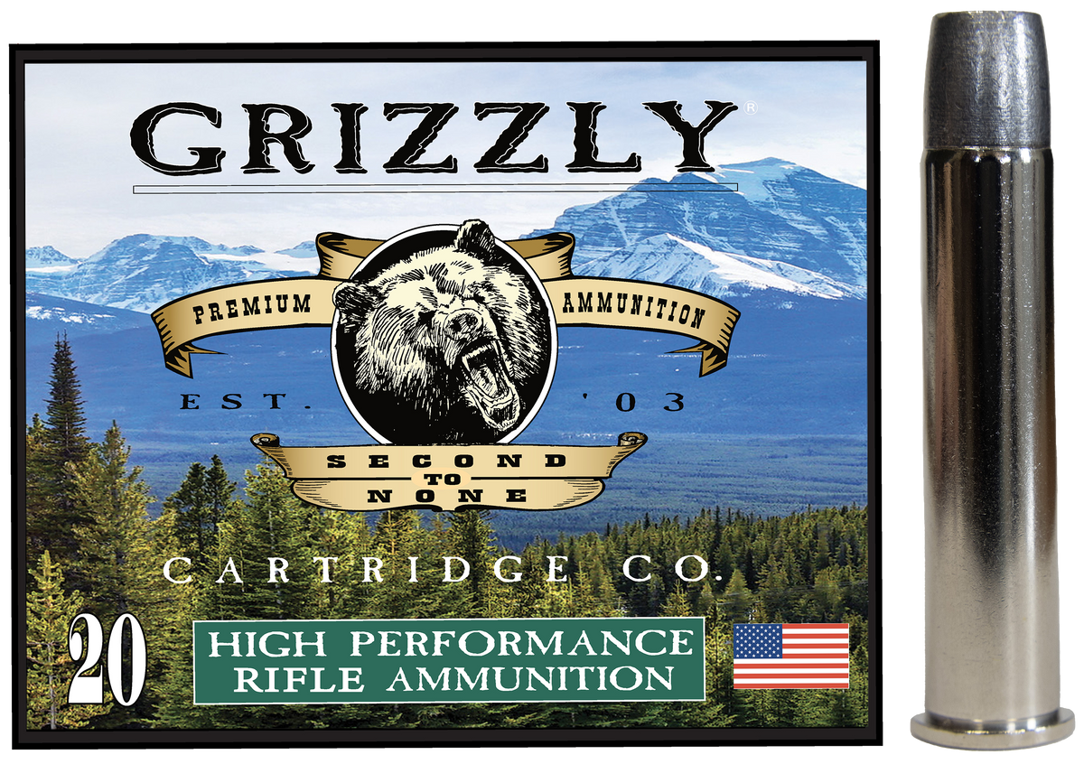 Grizzly Ammo GC45/70+P8 45-70 Gov+P 460gr Wide Long Nose Gas Check - Box or Case