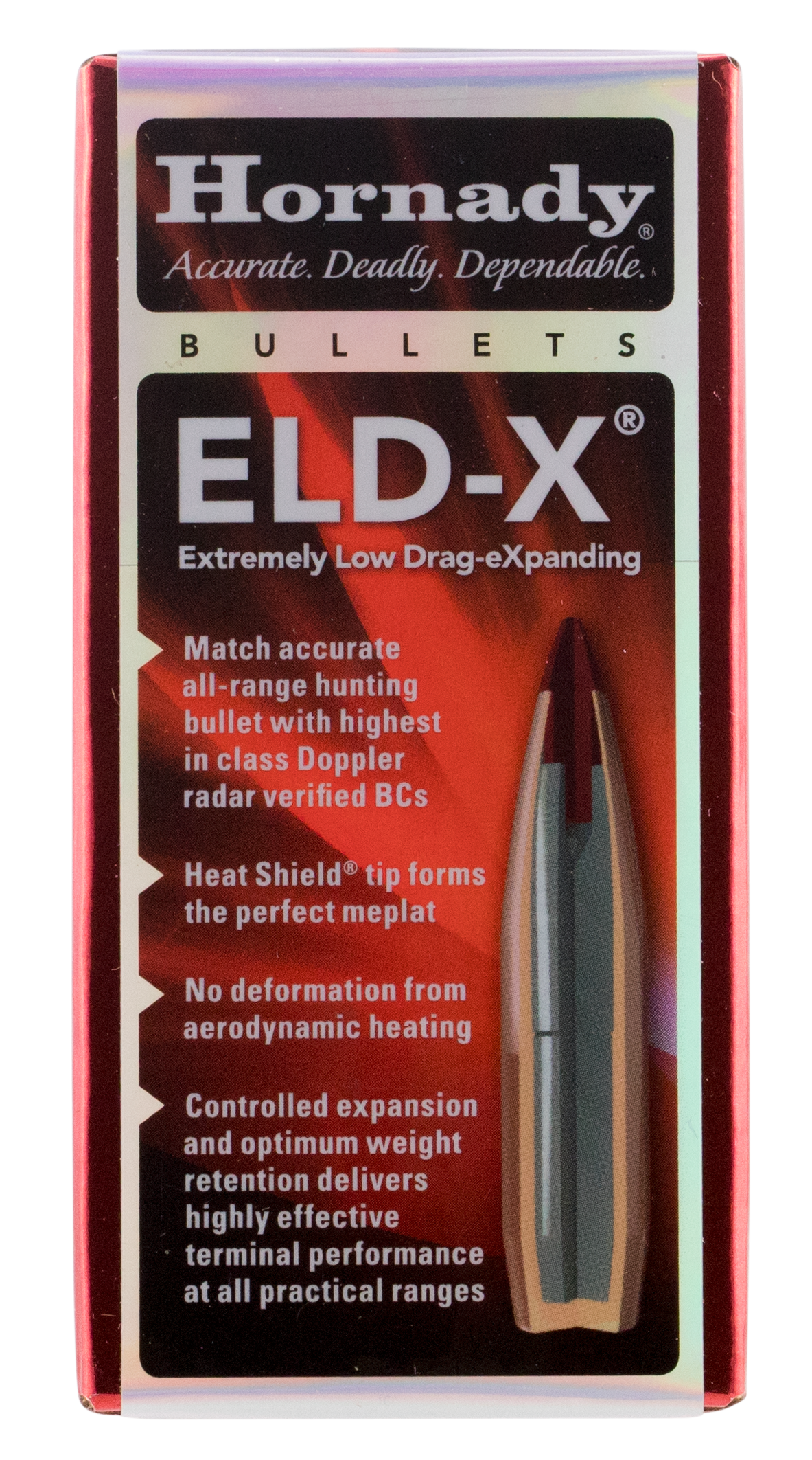 Hornady ELD-X 25 Cal .257 110 gr 100/Box Reloading Bullets