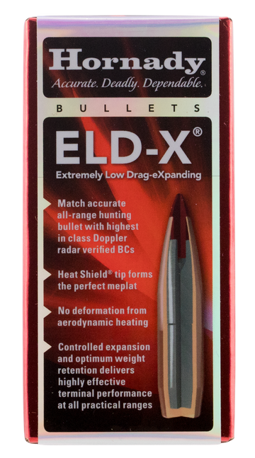 Hornady ELD-X 25 Cal .257 110 gr 100/Box Reloading Bullets