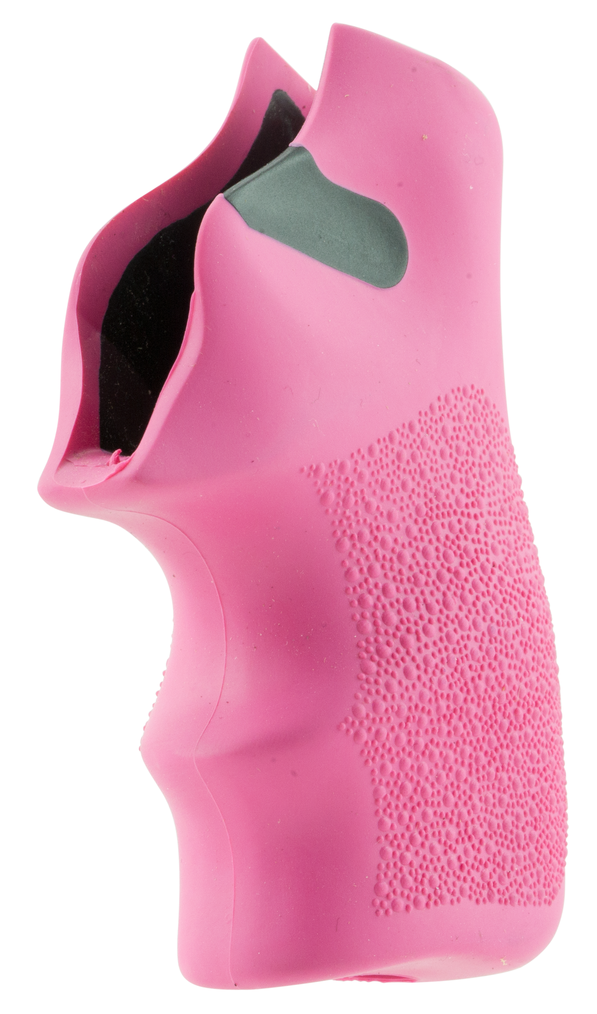 Hogue Tamer Cushion Pink Rubber Grip Finger Grooves - Ruger LCR/LCRx