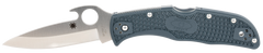 Spyderco Endela Lightweight 3.41" VG-10 Clip Point Plain FRN Blue/Gray Folding Knife
