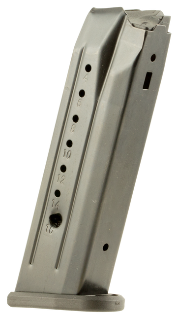 ProMag RUGA36 Standard 9mm Luger 15-Rd Blued Steel Magazine for Ruger SR9