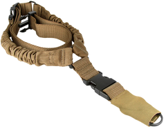 Aim Sports One Point Bungee Sling 1.25" x 26" Tan Elastic Webbing Rifle