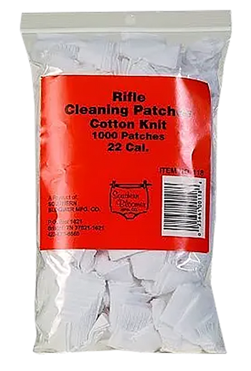 Southern Bloomer 118 Cleaning Patches .22 Cal Cotton 1000 Per Bag
