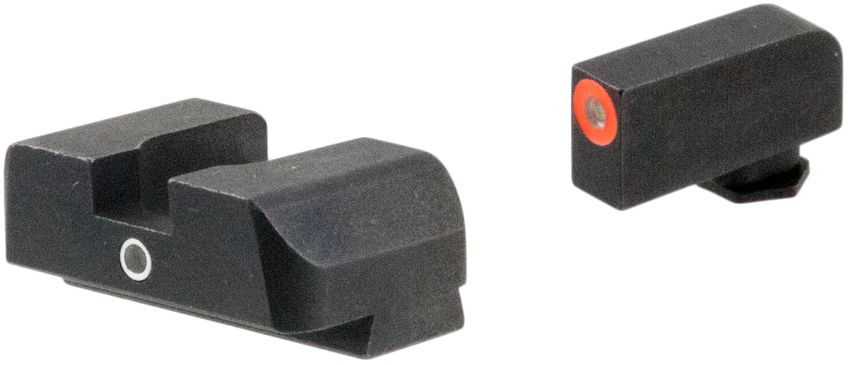 Ameriglo GL5201 i-Dot Sight Set for Glock Gen 5-6 9mm/.40 - Green Tritium Orange Outline Front / Green Tritium Rear