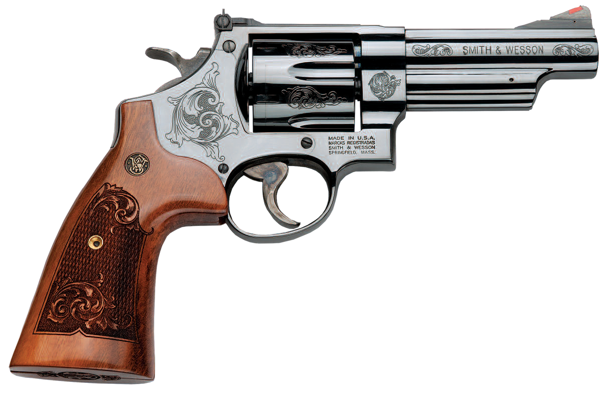 Smith & Wesson Model 29 44 Rem Mag 4" 6rd DA/SA Revolver - Machine Engraved