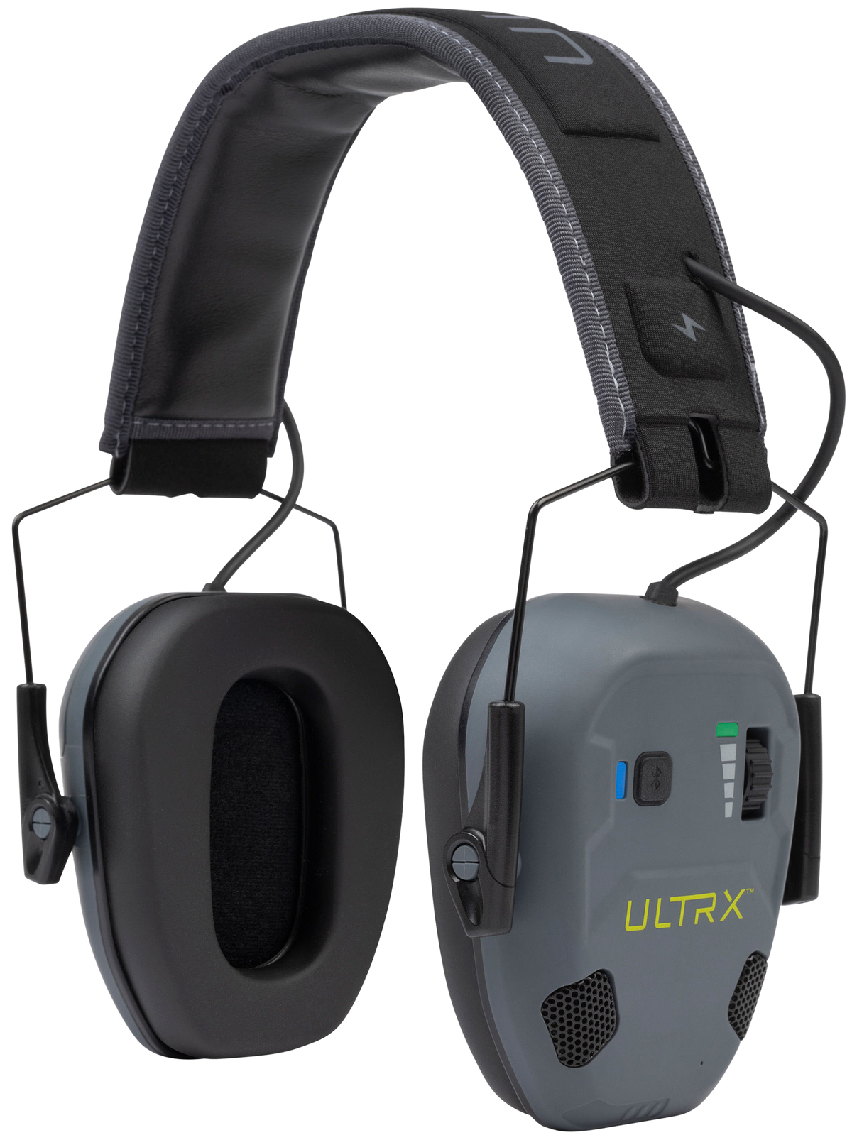 Allen 4171 Bionic Fuse Bluetooth Electronic Earmuff 22 dB Over the Head Slate Gray