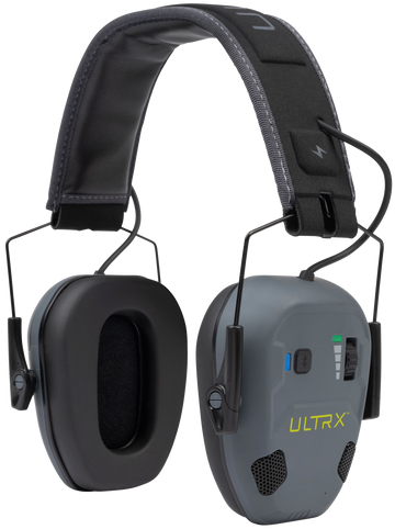 Allen 4171 Bionic Fuse Bluetooth Electronic Earmuff 22 dB Over the Head Slate Gray
