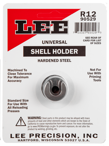 Lee Precision 90529 Universal Shell Holder #12R 22 PPC / 7.62x39mm