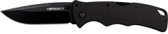 Cold Steel Verdict 3" Folding Spear Point Plain AUS-10A Black G10 Handle - Belt Clip
